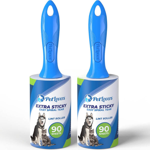 Extra Sticky Lint Roller Value Set - 180 Sheets (2 Pack)