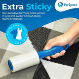 PetLovers Extra Sticky Lint Roller Mega Value Set 720 Sheets NT8-90 (8 pack)