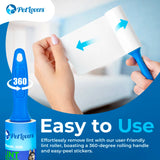 Mini Extra Sticky Lint Roller - 4 Pack