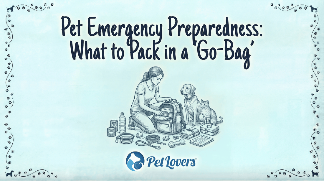 Pet Emergency Preparedness: What to Pack in a 'Go-Bag'