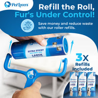 Large Lint Roller – 4 Pack