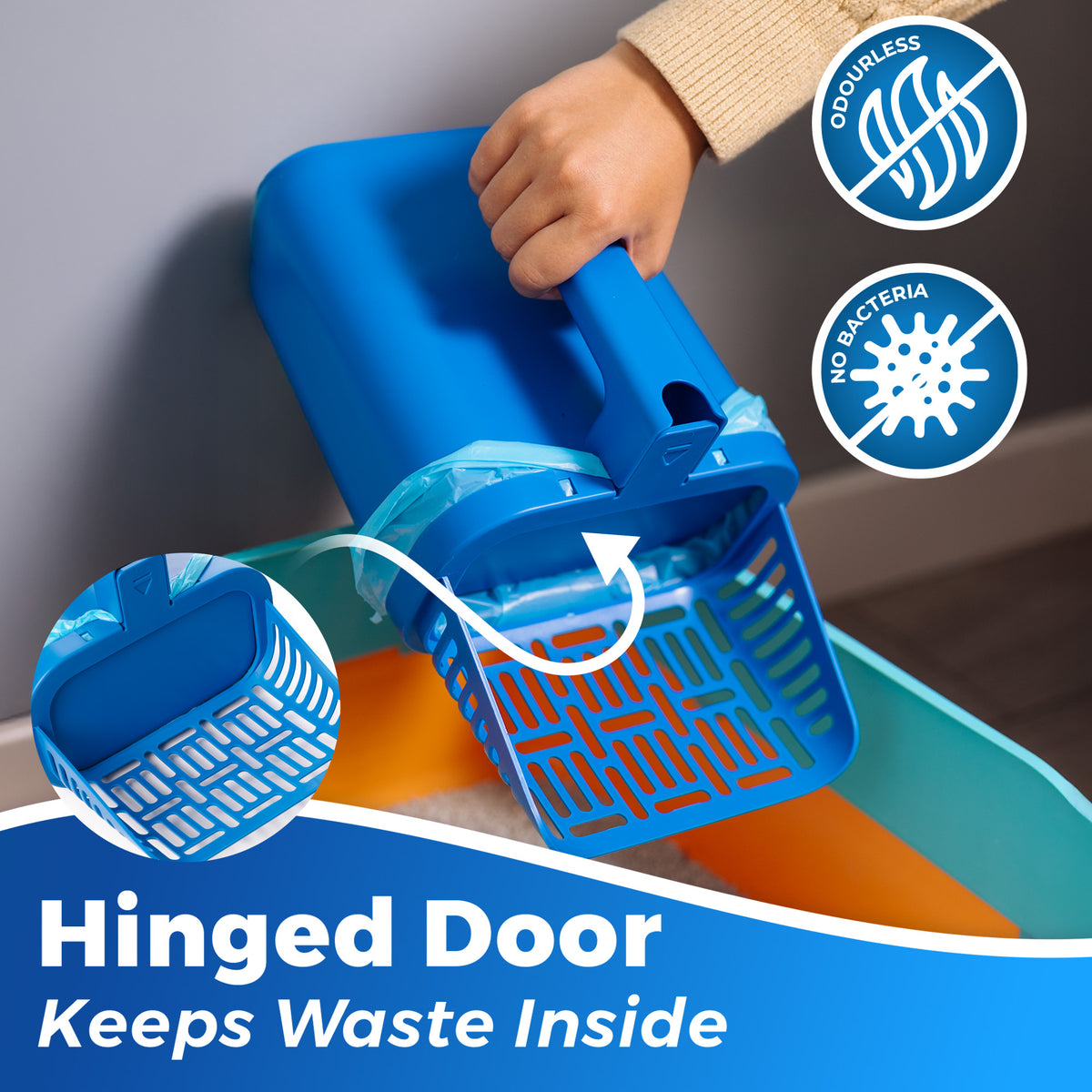 Cat Litter Scoop with Bag & Waste Container | PetLovers