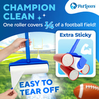 Floor Lint Roller Refills - 360 Sheets (4 Pack)