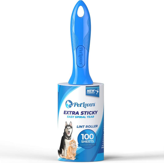PetLovers Extra Sticky Lint Roller 100 Sheets