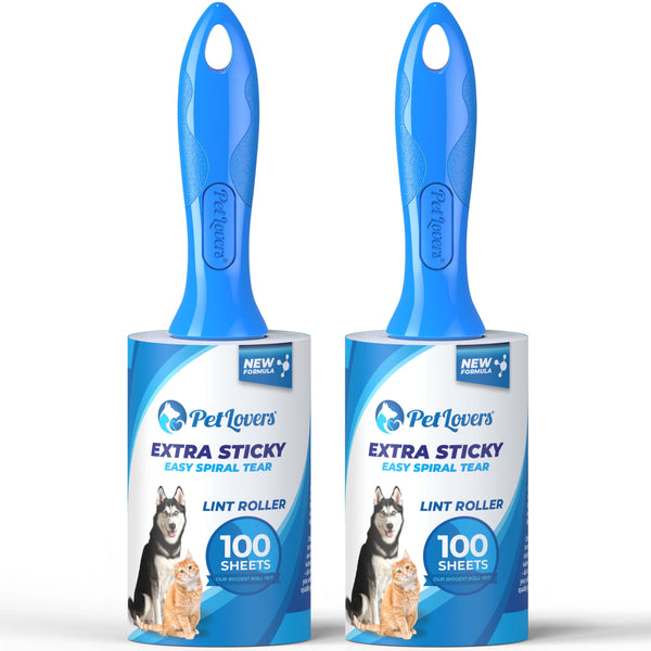 2-Pack Lint Roller - 100 Sheets Each