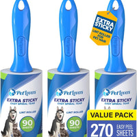 Extra klebriges Fusselrollen-Sparset – 270 Blatt 