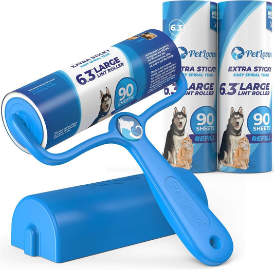 PetLovers Large Lint Roller 3-Pack extra large