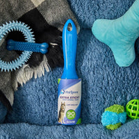 Rouleaux anti-peluches extra collants, format méga économique - 720 feuilles (paquet de 8) 