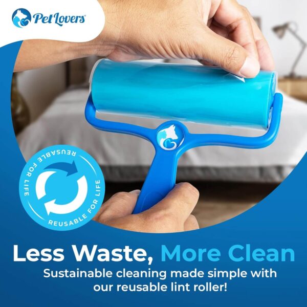 PetLovers 6.3" Mega EzRoll Reusable Lint Roller - Image 3