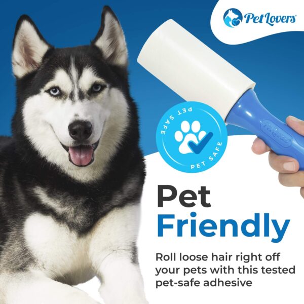 PetLovers Extra Sticky Lint Roller Mega Value Set (2 Pack) - Image 4