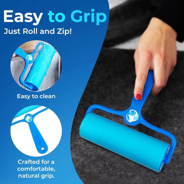 PetLovers 6.3" Mega EzRoll Reusable Lint Roller - Image 6