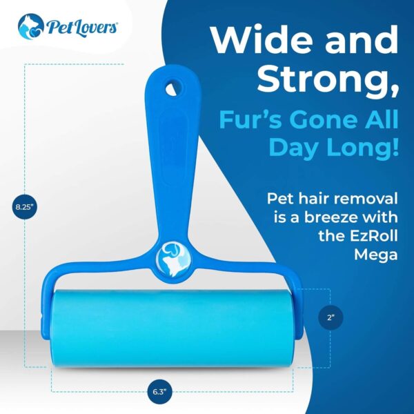 PetLovers 6.3" Mega EzRoll Reusable Lint Roller - Image 7